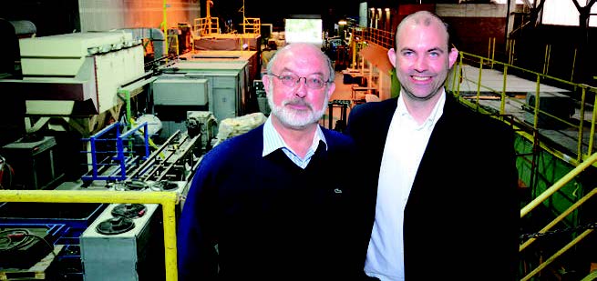 Unternehmensgründer Bodo Häuser mit Herndrik Häuser dem jetzigen Geschäftsführenden Gesellschafter