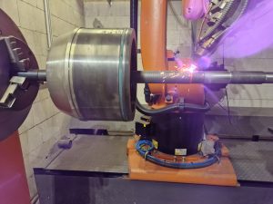 Spindel einer Industriearmatur