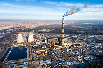 Luftaufnahme Kraftwerk